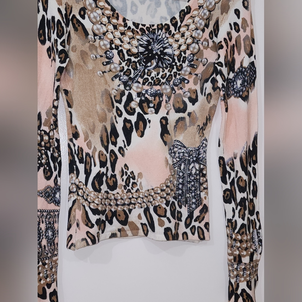 Cache Sizes Leopard Print Pearl's Jewels & Bows P… - image 7